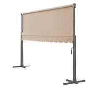 In And OutdoorMatch Store autoportant Ozella - 3 x 3 x 2,6 m - couleur sable - hydrofuge - protection UV - résistant aux intempéries