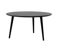 In Between SK15 Table Basse Chêne Laqué Noir Ø90 cm