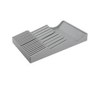 In Drawer Cutter Block 16 Slot Cutlery Storage Organizer | Organizes 16 cutters in kitchen drawers using non porous plastic cutter drawer organizer with drainage hole