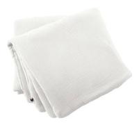 INALIA Chemin de lit gaze de coton uni Chantilly 90x200cm