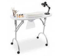 InAndOutdoorMatch - Table de manucure - Pliable - Avec système d'aspiration