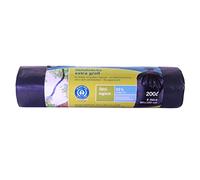 inapa Secolan Sac poubelle de jardin 200 l - ✓ Extra large ✓ Extra résistant ✓ 100% recyclable - 1 rouleau/8 pièces