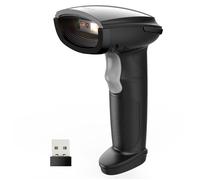 Inateck Scanner de codes-barres BCST-23 Bluetooth sans fil 1D/2D QR autonomie 3 mois APP et SDK Foncé
