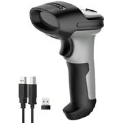 Inateck Lecteur de codes-barres BCST-72 Bluetooth 2D sans fil, autonomie 3 mois, AI APP & SDK, gris