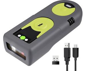 inateck Lecteur de code-barres Bluetooth®, radio 1D, 2D LED Black, Green scanner à main avec pied
