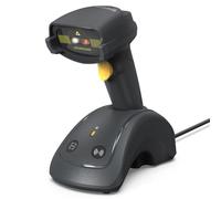 Inateck Lecteur de Code Barres sans Fil, QR Code Scanner avec Smart Base, 1D/2D, Bluetooth/2.4G/USB Connectivité 3 en 1, Compatible avec Windows/iOS/Android/Mac/Linux pour Vente au détail/entrepôt