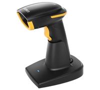 Inateck Scanner de Codes-Barres Bluetooth 2D, Scanner QR Code 2D sans Fil avec Batterie de 2600 mAh et Base de Charge Intelligente, Scanner Portable Supportant AI, APP, SDK, BCST-36