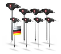INBUS® Jeu de Tournevis poignée T TORX® 8pcs, TX9-40, avec HybridTouch | Made in Germany. (ID: 74124)