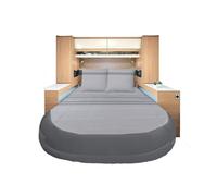 INCASA Prêt à dormir All seasons Lyocell et Percale Adagio 130 x 190 cm pan coupé droit