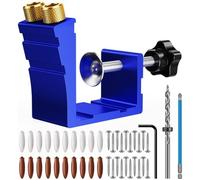 Inclined Hole Jig, Accurate Fast Drilling Angle, Carpentry Locator | 2.7x1.7x1.5in Wood Dowel Jig Woodwork Guides for Wood Splicing Connecting Legs Rails