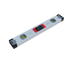 Inclinomètre biaxial 400 mm avec fonction sonore Inclinomètre biaxial | Avertissements sonores à 0°, 30°, 45°, 60°, 90°, assure la précision, réduit la fatigue oculaire