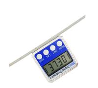 Inclinomètre numérique à 360 degrés, goniomètre électronique, rapporteur, angle numérique, base magnétique, niveau à bulle, outils de mesure (inclinomètre IP54 G)