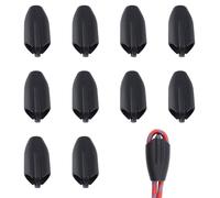 INCREWAY Lot de 10 colliers de serrage réutilisables en plastique pour corde en nylon ou cordes tressées (diamètre du trou 20 mm)