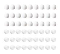 INCREWAY Lot de 100 cache-écrous blancs M6 x 10 mm à tête hexagonale, capuchons de protection pour vis hexagonales en plastique, cache-écrous pour l'industrie, les vélos, les toilettes
