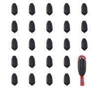 INCREWAY Lot de 50 colliers de serrage réutilisables en plastique pour corde en nylon ou cordes tressées (diamètre du trou 8 mm)