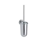 INDA A04140CR Colorella Porte-Brosse Mural avec Bassin en ABS, chromé, 12 x 11 x 40 cm