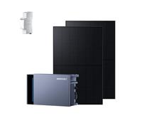 INDEVOLT SolidFlex 2000 batterie solaire 1,8 kWh et 2×500W | 4 MPPT, Kit panneau solaire avec batterie, 2 400 W AC Output, LiFePO4 semi-solide, extensible à 60 kWh, Plug & Play