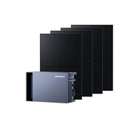 INDEVOLT SolidFlex 3000 batterie solaire 2 kWh et 4×500W | 4 MPPT, Kit panneau solaire avec batterie, 3 000 W AC Output, LiFePO4 semi-solide, extensible à 60 kWh, Plug & Play