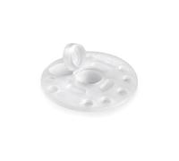 INDEX A PERFECT FIXING - AISW060【AIS-W】 Rosace plastique pour fixation mécanique de panneaux isolants en bois, Ø60 mm, boîte de 500 unités