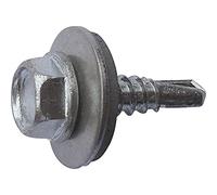 Index abe166312 - Vis autoperceuse à tête hexagonale DIN 7504-K plaqué zinc avec rondelle P-16 EPDM 6,3 x 120