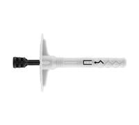 INDEX Cheville avec Clou de Polyamide pour Fixation de Panneaux isolants - Polypropylène Ø10 x 90 - Boite de 200 - Cheville Fixation