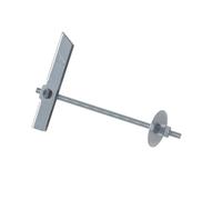 INDEX Fixing Systems BAESM04 [BA-ES] Basculant par gravité pour la fixation d'éléments légers sur faux plafonds/GRAVITEX. Chevron Ø14, M4, Set de 50 pièces