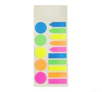 Index Formes Variées PET Résistant 20 pour pages Index Formes | Format 9x20cm pratique, pour papier acide, compatible surligneurs, parfait listes tâches bureau