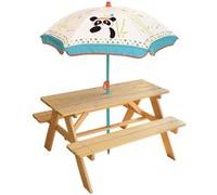 INDIAN PANDA - Table de pique-nique avec parasol Multicolore G