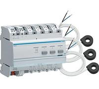 Indicateur conso KNX, 3 tores - TEBIS HAGER TE332