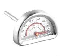 Indicateur de chaleur de rechange 0-400 °C pour barbecue Charbroil | 73 mm pour la longueur de la tige, gamme 0-400C, construction en acier inoxydable, demi-cercle pour cadran