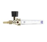 Indicateur de Débit Co2 et Argon 1/4pt 0,15 Mpa 7 MM | Billes Apparentes pour Contrôler le Passage Gazeux, Destiné aux Bouteilles, Machines de Soudage, Purge et Brasage