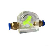 Indicateur de débit d'eau, observateur de moteur de broche de gravure, débitmètre refroidi à l'eau pour la surveillance de la fraiseuse CNC (connecteur rapide de 12 mm)