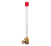 Indicateur de Niveau D'eau 1/4, Tube Acrylique pour Réservoir | Jauge Cuve Fioul 3000l, Métal Transparent à Haute Lisibilité, Entretien Simple, Retrofit Rapide