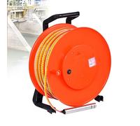 Indicateur de niveau d'eau avec enrouleur de câble,sonde en acier inoxydable pour la détection de la profondeur des eaux souterraines/puits,outil de mesure précis du niveau de liquide 300m(984ft)