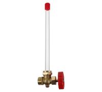 Indicateur de Niveau D'eau pour Chaudière et Réservoir, Lecture Précise | Installation Facile, Résistance Haute Température, Cuivre et Fer, Plastique Transparent, Systèmes Incendie