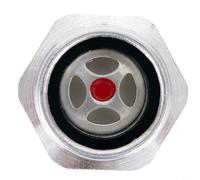 Indicateur de niveau d'huile en aluminium avec verre résistant à la chaleur pour compresseur d'air, presse hydraulique, réducteur de machine CNC et autres systèmes de pompe, 20 mm