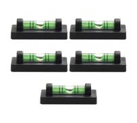 Indicateur de Niveau pour précis Base Double Ligne 5 Indicateur(5pcs) | Base double ligne, centre bulle horizontal, pour idéal cadres photo, 2 noires, calibration facile