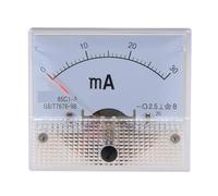 Indicateur de panneau analogique, Voltmètre ampèremètre analogique 85C1 for tester les batteries de circuits DC 0-1mA à 20A(DC0-2A)