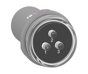 Indicateur De Tension Led Triphasé - Xb5Ev57K4
