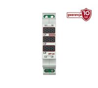 Indicateur de tension numérique voltmètre 3F 100-260V AC - informations WP-3C