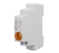 Indicateur LED Montage Rail DIN Jaune 230V AC DC Voyant Industriel pour Boîte Distribution Tour CNC Atelier Témoin Lumineux Tableau Électrique