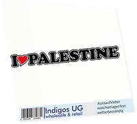 INDIGOS UG i lOVE heart i lOVE paLESTINE 15 cm