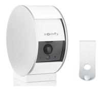 Indoor Camera - Caméra de surveillance intérieure avec support mural - Volet motorisé - Détecteur de mouvement & vision nocturne - Haut-Parleur & microphone