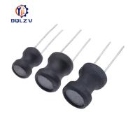 Inducteur de puissance DIP 68mm 6X8mm 2.2UH 4.7UH 10uH 22uH 100uH 330uH 470uH 1MH 2.2MH 4.7MH 10MH, 10MH, Inductance 2 broches 9X12/8X12MM, 10 pièces
