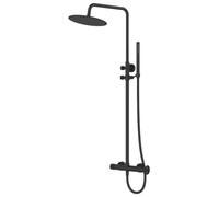 Indus colonne de douche mécanique noire Essebagno
