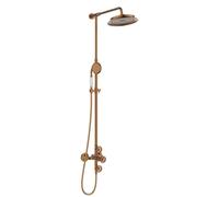 Essebagno Colonne de douche Indus thermostatique cuivre brossé