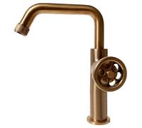 Indus mitigeur lavabo bas cuivre brossé Essebagno