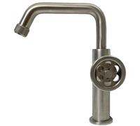 Indus mitigeur lavabo bas façon inox Essebagno