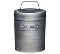 INDUSTRIAL KITCHEN KitchenCraft Pot à Sucre Vintage en Métal, Style Industriel, 1 L, Gris