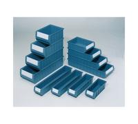 Industrial Quality Supplies Boîtes de rangement p. étagère L300xl117xH90mm bleu PP Quantité:16